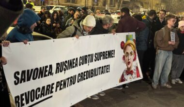 Protest acum in fata CSM