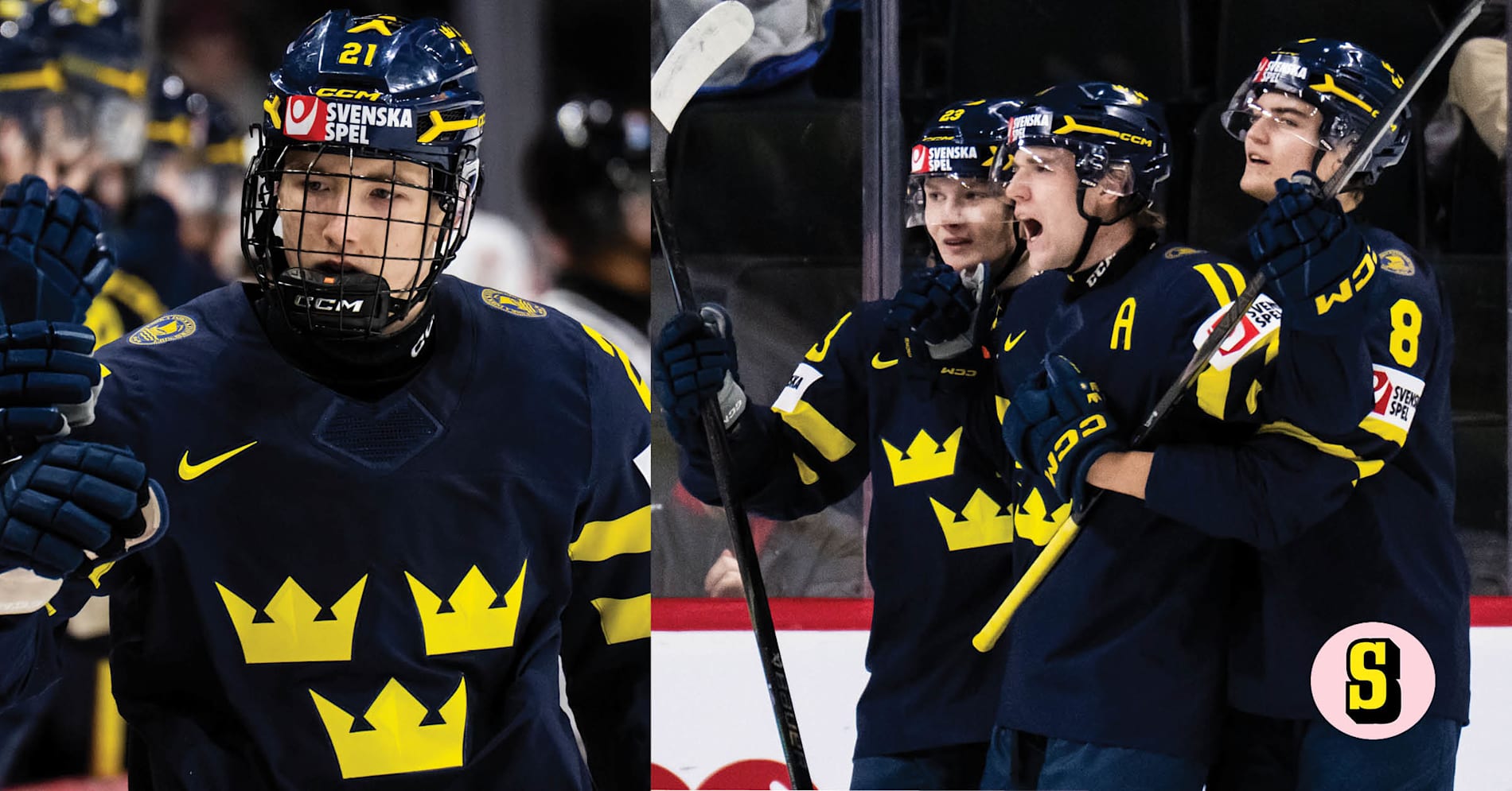 Sverige slog Schweiz – Viggo Björck med klassmål