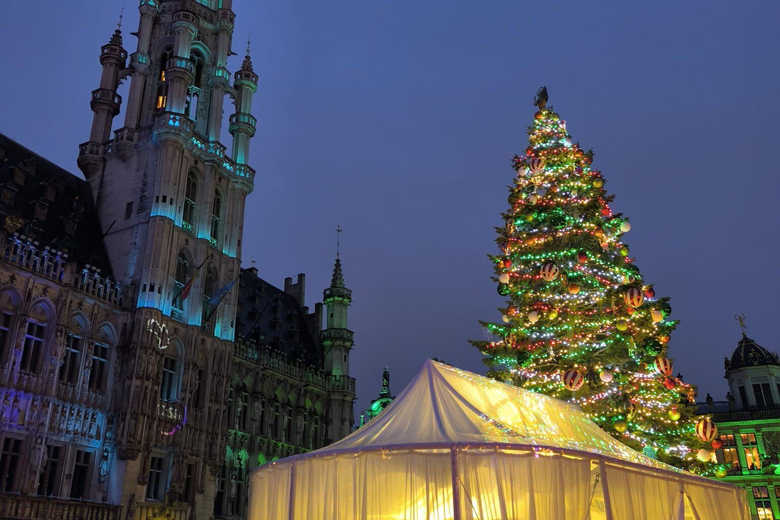 Brussels Christmas nativity scene vandalised again