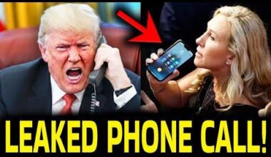 Marjorie LEAKS Epstein PHONE CALL With Trump... It's BAD