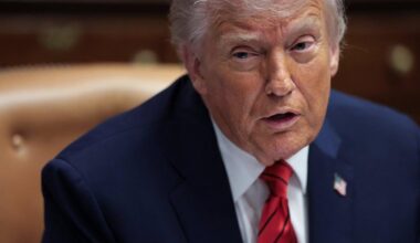 Ukraine war latest: Trump says ‘strong words’ exchanged with European leaders