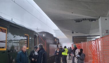 Utrinki z današnjega Božickovega vlaka (Ljubljana - Kamnik)