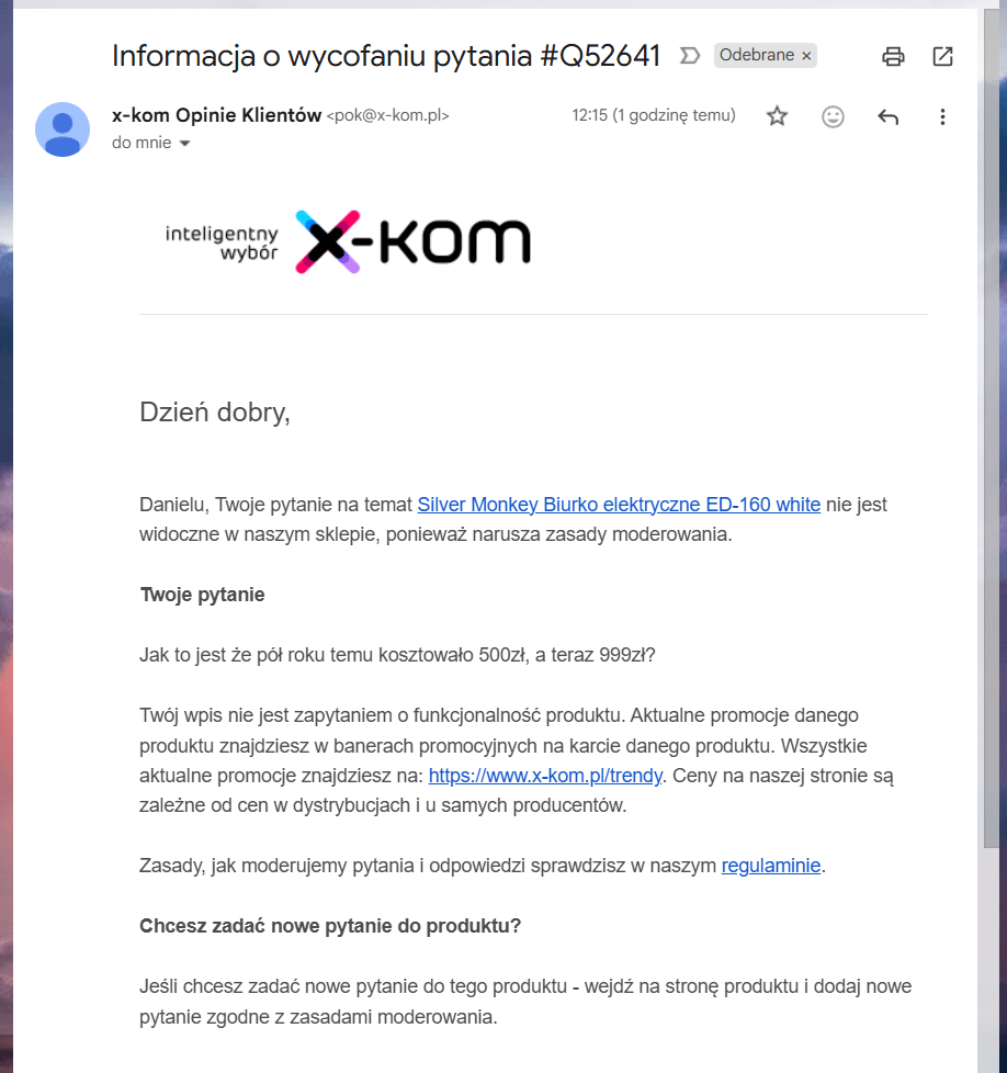 Nie można już mówić o cenach