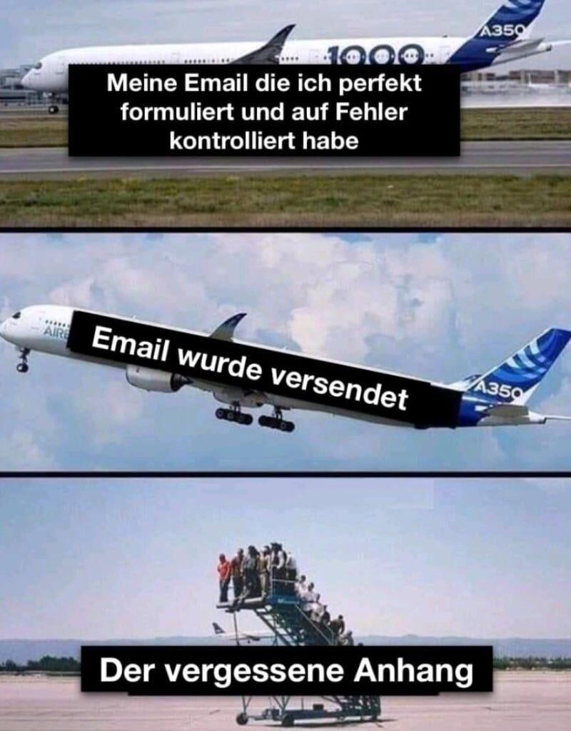 Jedem schon passiert