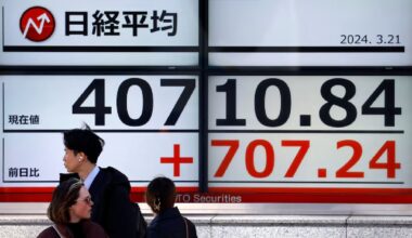 Asian shares slip after Wall Street pulls back from its record heights