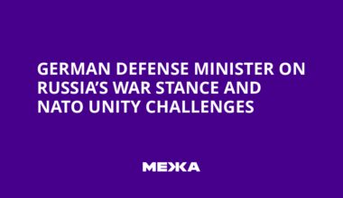 German Defense Minister on Russia