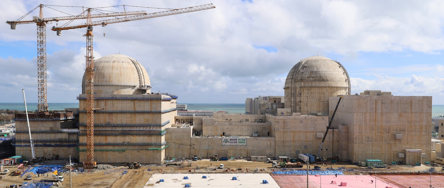 The view of Saeul-3 and 4 of the Saeul Nuclear Power Plant in Ulju County, Ulsan [NUCLEAR SAFETY AND SECURITY COMMISSION]