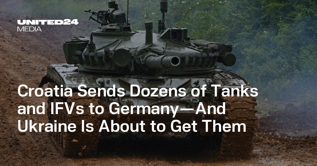 Croatia Sends Dozens of Tanks and IFVs to Germany—And Ukraine Is About to Get Them — UNITED24 Media