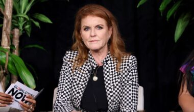 NEW YORK, NEW YORK - SEPTEMBER 25: Sarah Ferguson, Duchess of Yorks speaks during the Climate Solidarity in the Commonwealth panel at Global Citizen NOW: Health and Climate Financing Sessions - The Urgent Need for Action at Guastavino's on September 25, 2024 in New York City. (Photo by Rob Kim/Getty Images for Global Citizen)