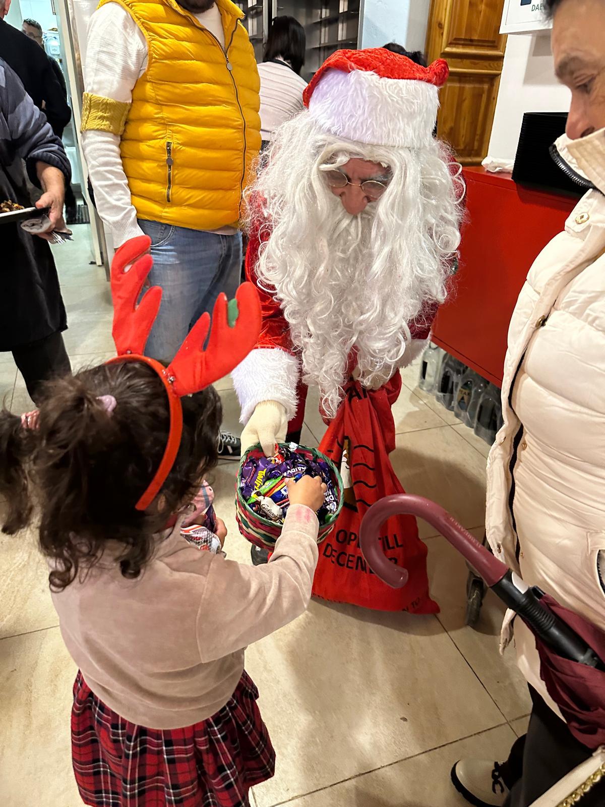 Soup Kitchen OFM even saw a visit from Santa. Photo: Soup Kitchen OFM.