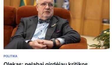 Breaking: Olekas nelabai girdėjo kritikos pataisoms.