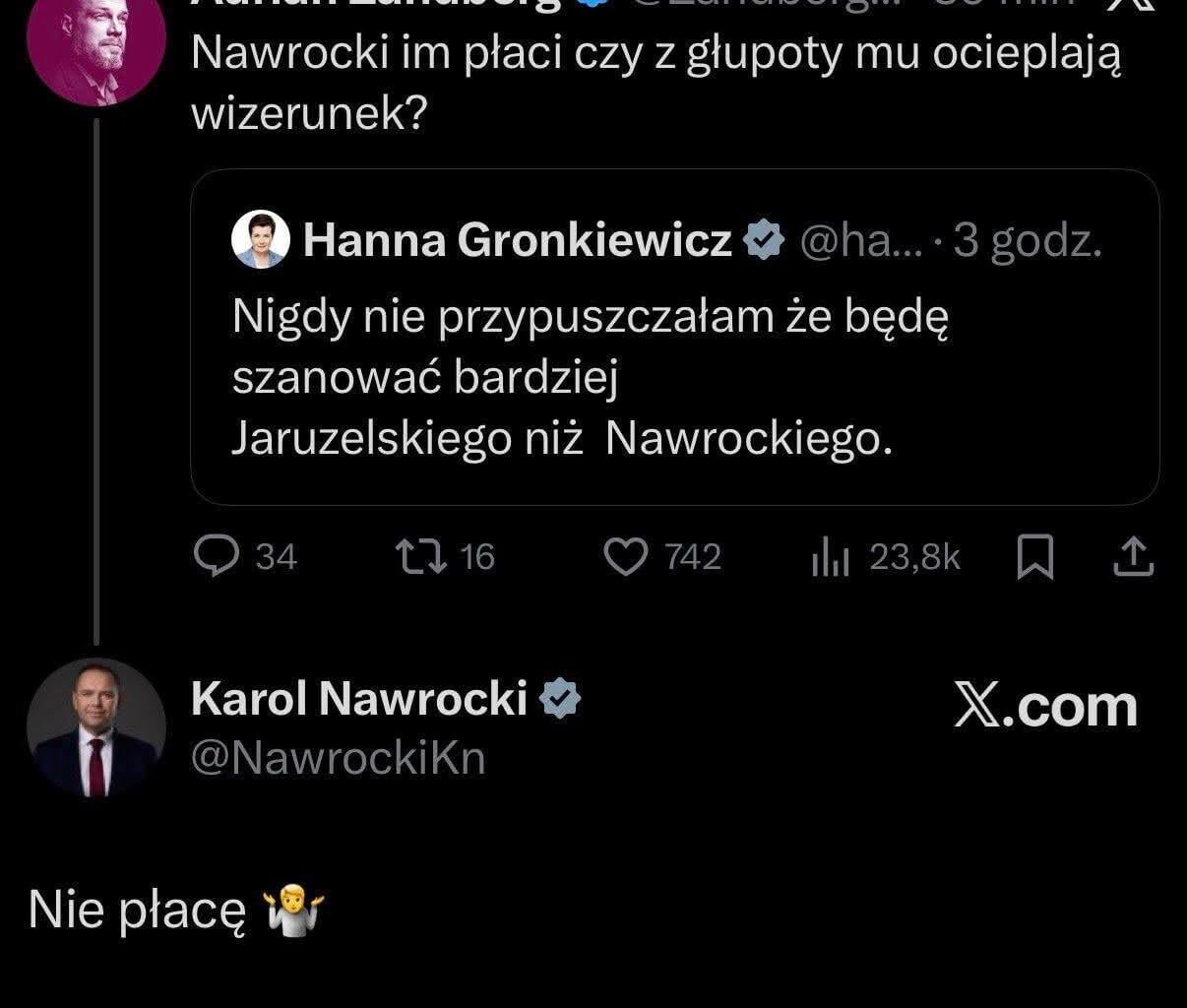 Zandberg 🤝 Nawrocki