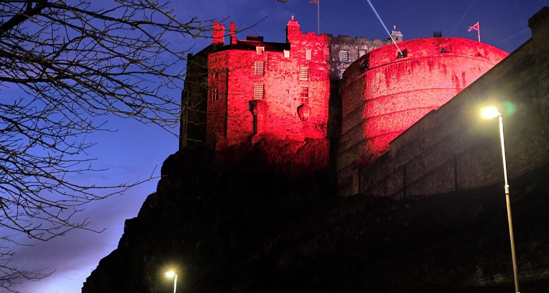 Edinburgh Castle the other night