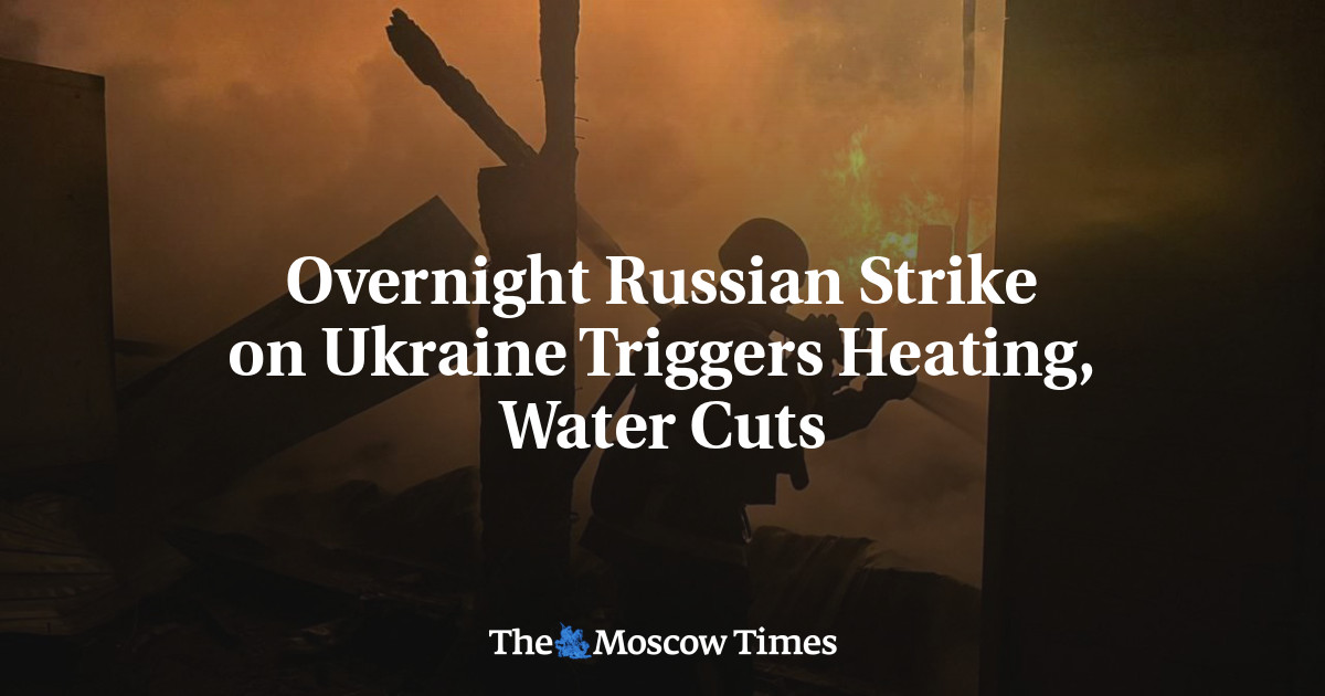 Overnight Russian Strike on Ukraine Triggers Heating, Water Cuts
