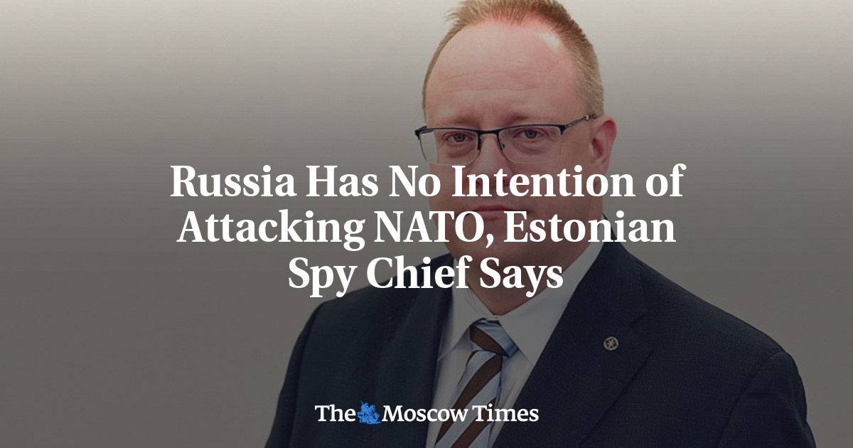Russia Has No Intention of Attacking NATO, Estonian Spy Chief Says