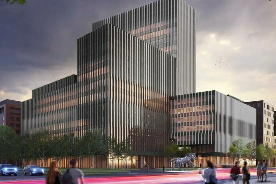 A BudaPart CORSO (BOH) látványterve. Forrás: Vitézy Dávid/Facebook (Építészfórum archívum)
