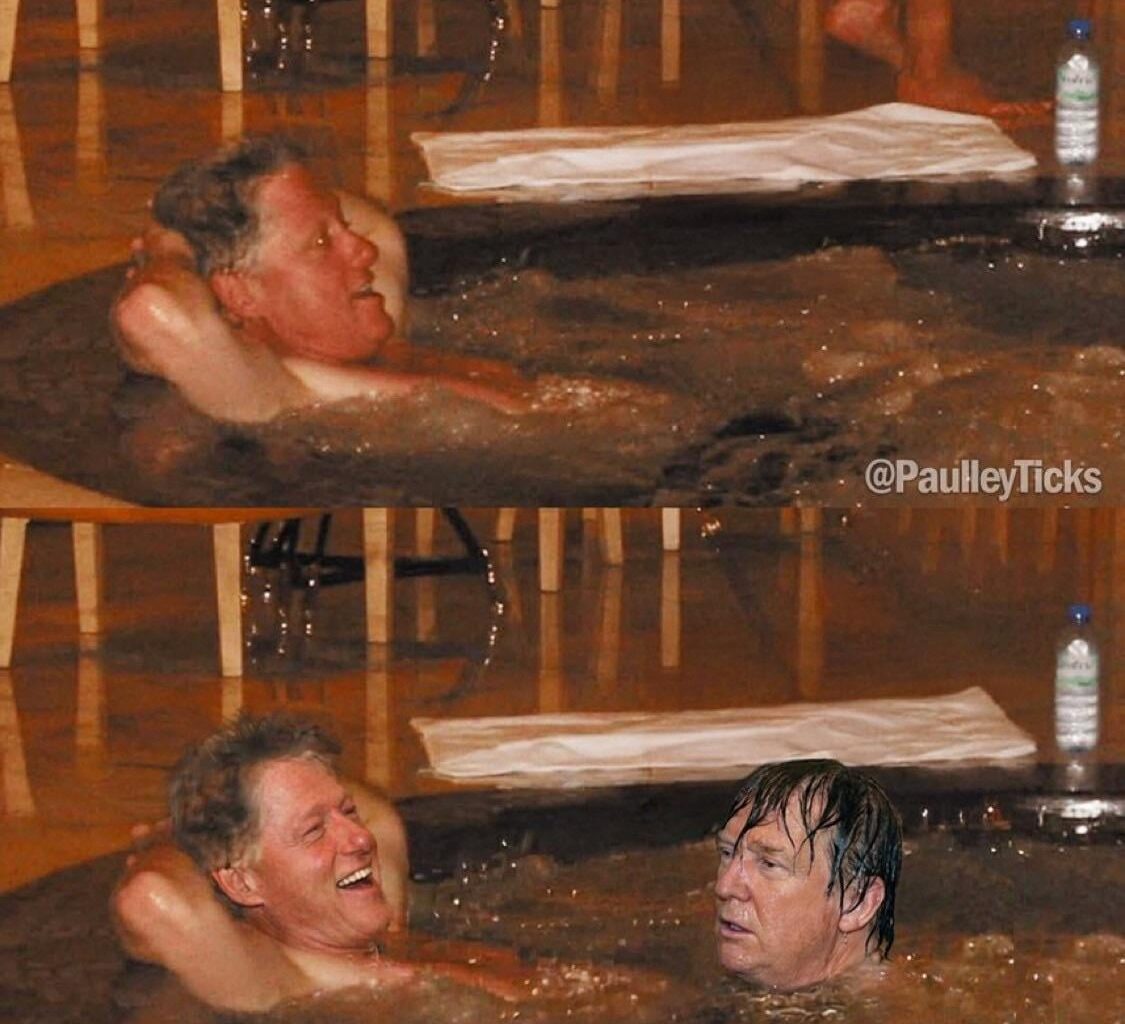 I guess the DOJ missed redacting this photo