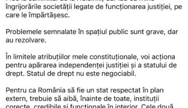 Mesajul lui Nicusor Dan cu privire la problemele din justitie inainte de plecarea la Helsinki