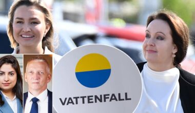 Tolv personer i Vattenfalls ledning delar på 114 miljoner kronor