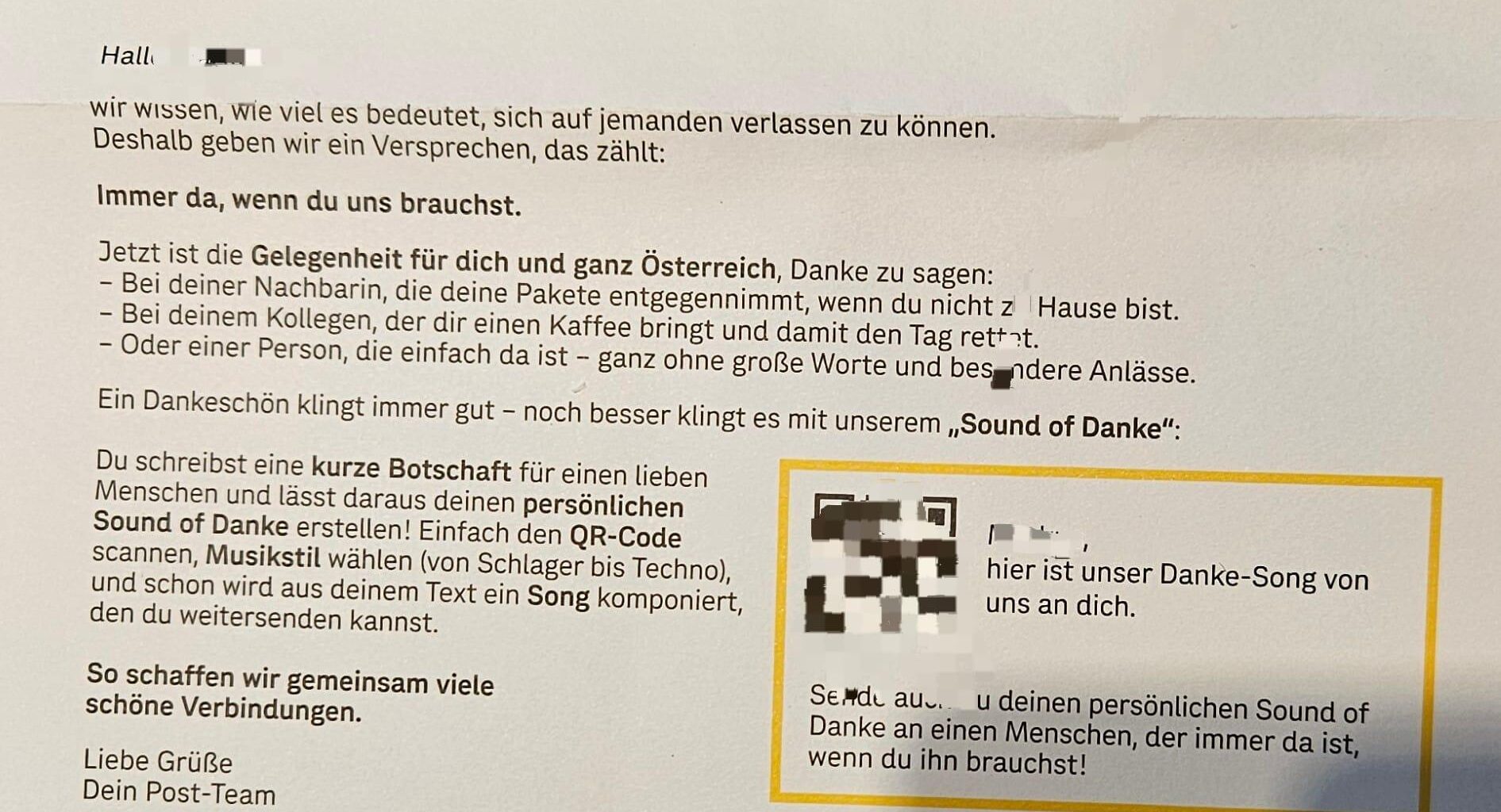 Oida wos? Post schickt KI Musik?