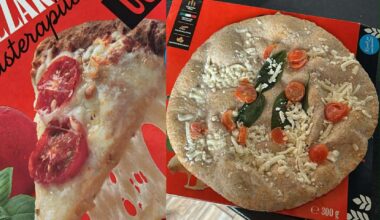 Maxima üle 4€ maksva pitsa pilt karbil vs reaalsus...