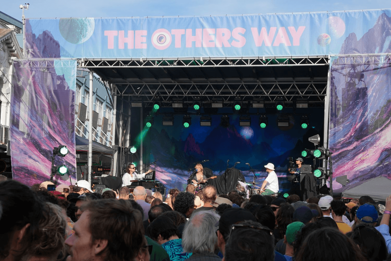 The main stage at Others Way saw K Road closed between Pitt Street and Queen Street. 