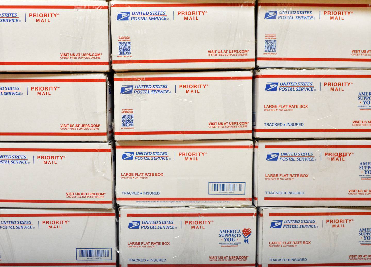 Volunteers and veterans participate in a care package event Monday, Dec. 29, 2025 at the American Legion Post 111 in Newton. The care packages will be going to the unit of the two Iowa National Guard soldiers who were killed in action in Syria.