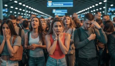 Thousands Of Passengers Stranded In Europe As France, Netherlands, England, Austria, Scotland, Greece And Switzerland Delay 1,746 And Cancel 82 Flights, Disrupting Air France, KLM, British, Austrian, Swiss And Others In Paris, Amsterdam, London, Vienna, Athens, Zurich, And Edinburgh