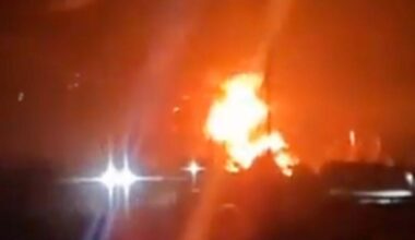 Russia burning as fireballs erupt after massive Ukrainian attack