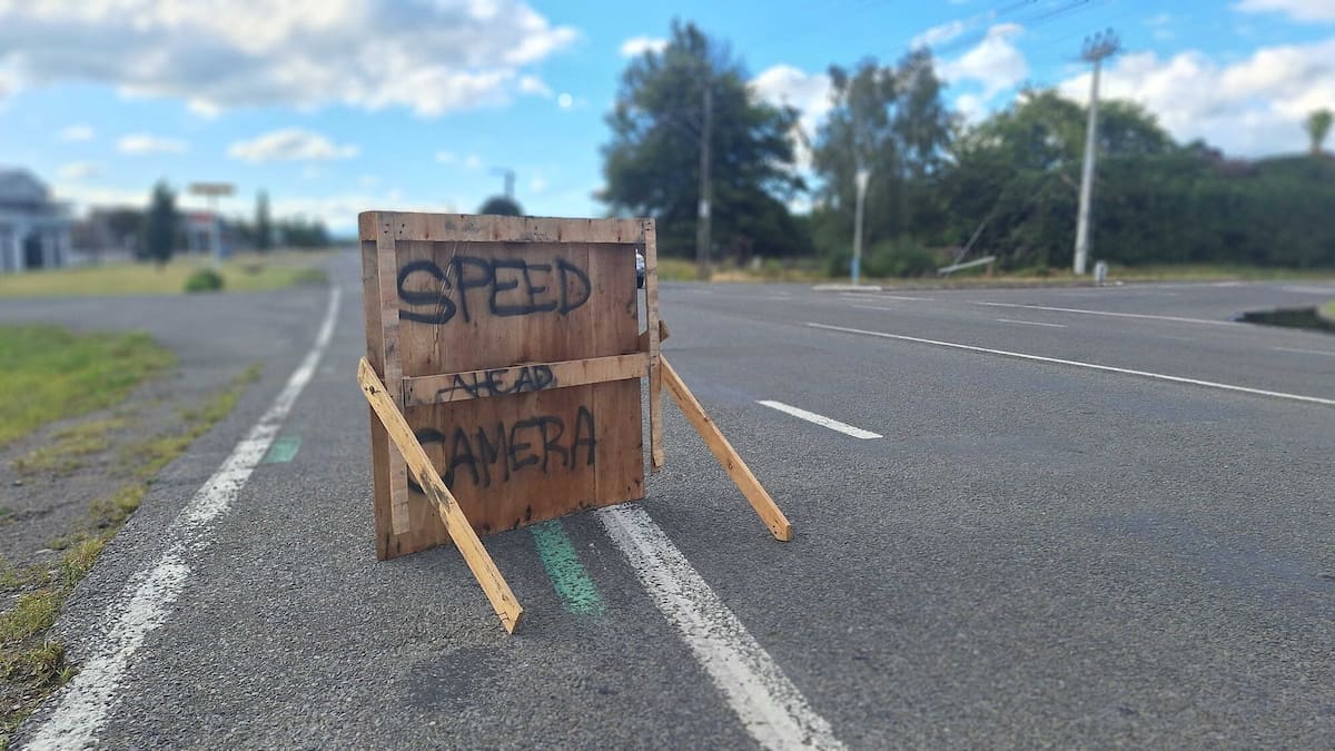 Hastings road safety: Homemade speed camera warning signs appear on busy stretch