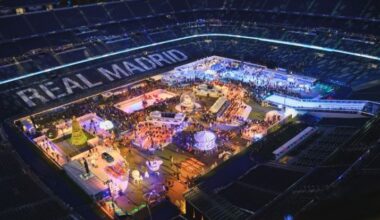 Croatian company installs ice slide at Real Madrid’s Bernabéu Stadium