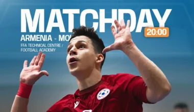 Armenia vs Moldova: Live Stream of the Futsal Match at the Unibank Cup