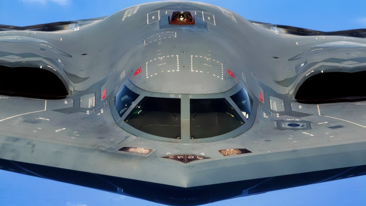 B-2 Spirit Stealth Bomber Flying