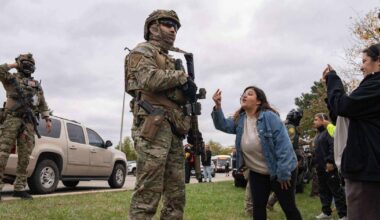 Chilling moment ICE agents stop woman outside Walmart and demand to see ID