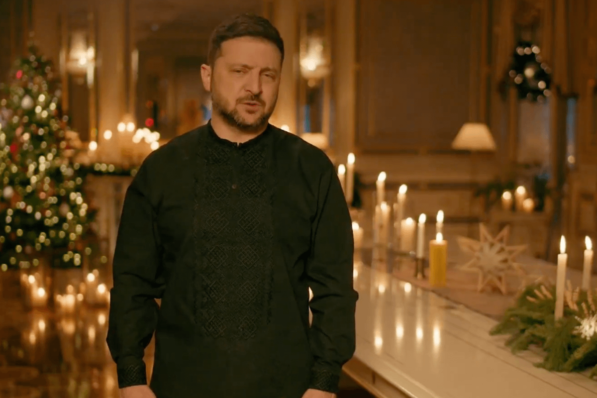 Ukraine’s president Zelensky appears to wish death to Putin in Christmas message