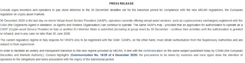 The December Deadline Explained