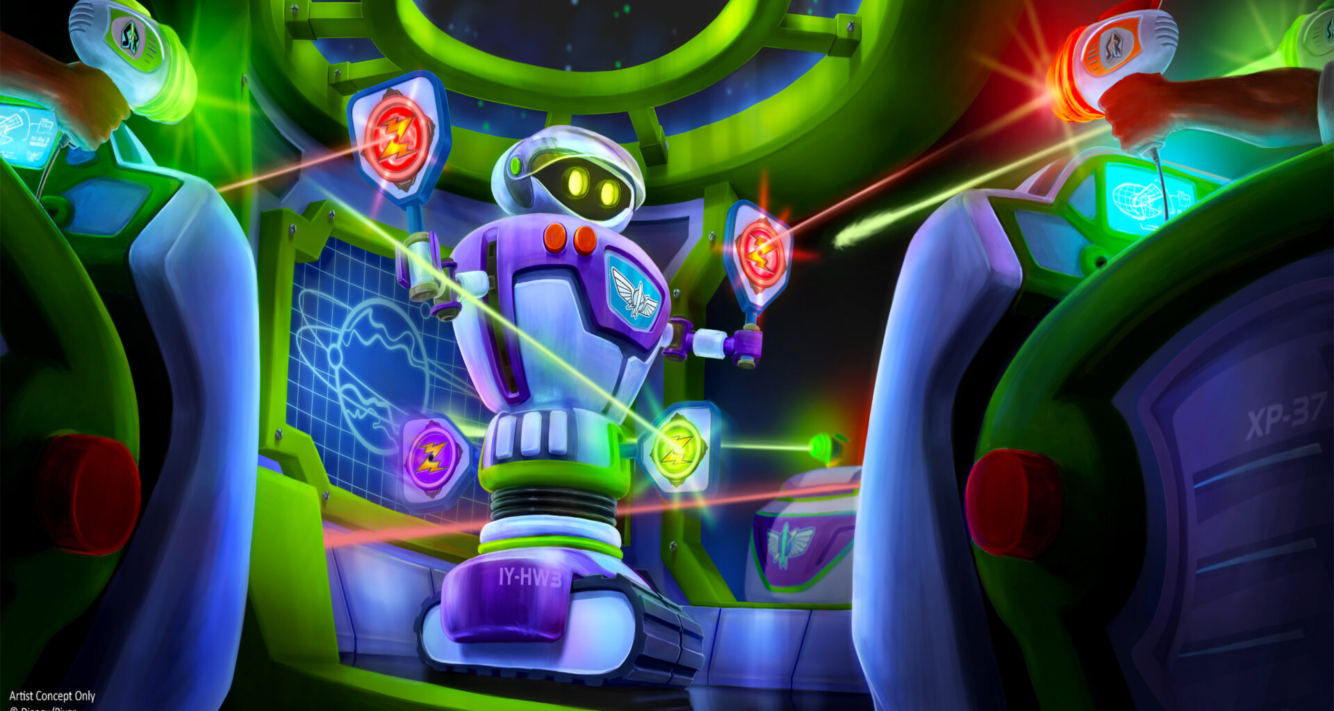 Disney Reveals New Buddy Scene Coming to Buzz Lightyear's Space Ranger Spin