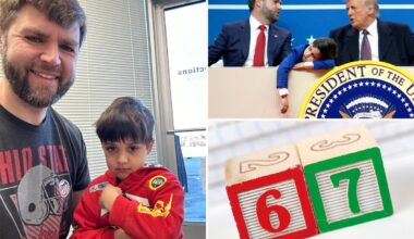 VP JD Vance jokingly suggests banning words 'six' and 'seven' after son gets surly in church