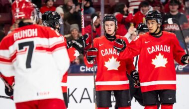 Gavin McKenna's hat trick leads Canada in rout against Denmark at WJC