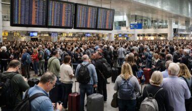 Passengars Stranded In Europe As UK, France, Portugal, Belgium and Spain Delay 1,507 And Cancel 25 Flights, Impacting easyJet, Air France, Brussels Airlines, KLM And Others In London, Lisbon, Madrid, Paris and More