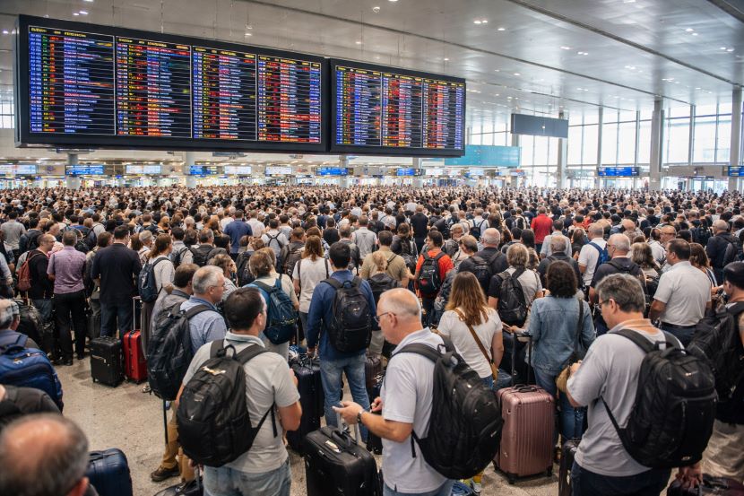 Thousands of Passengars Stranded In Europe As France, UK, Germany, Netherlands, Italy, Switzerland, Austria, Spain, Belgium, Norway, Denmark, Finland, Sweden and Portugal Delay 2,929 And Cancel 110 Flights, Impacting British Airways, Air France, easyJet And Others In London, Paris, Amsterdam, Frankfurt And More