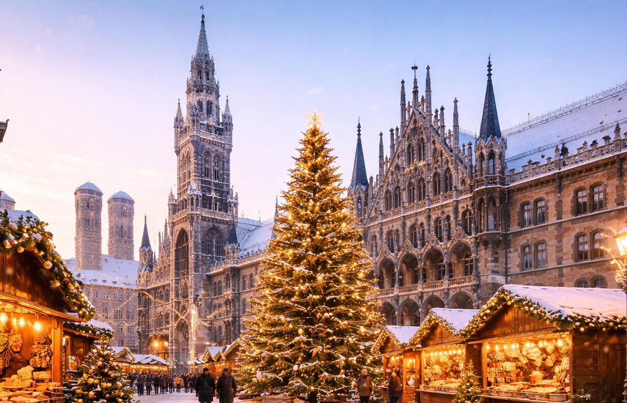 Festive travel europe