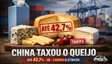 China imposes tariffs of up to 42,7% on milk and cheese from the European Union, escalating the trade war between the two economic blocs.
