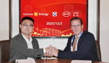 Norway’s Corvus Energy teams up with BYD to push marine battery systems