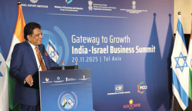 Piyush Goyal   credit: Israel Government Press Office