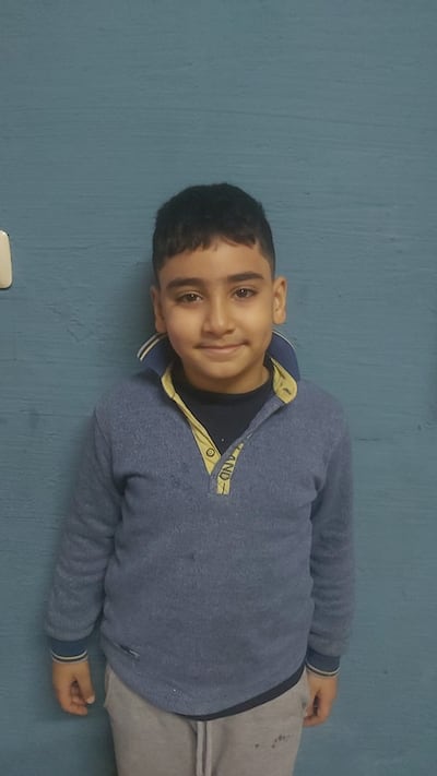 Omar Sorour (8) is among those waiting to travel to Ireland. Photograph: Sally Hayden