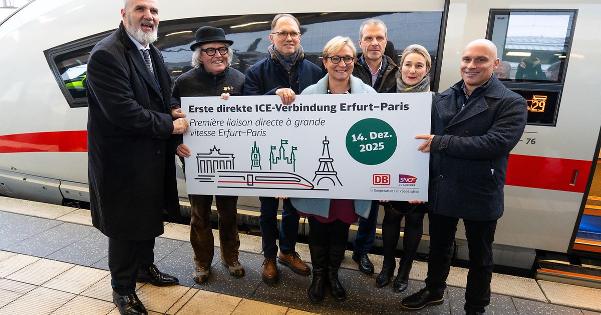 Zum Fahrplanwechsel Direktverbindung ab Berlin auch über Erfurt