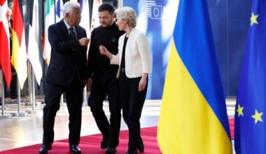 Envoys try to narrow gaps on a loan plan for Ukraine ahead of Thursday's crunch EU summit