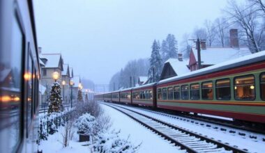 European Winter Rail Journeys, A Luxurious Gateway to Snowy Landscapes, Festive Magic, and Slow Travel Adventures