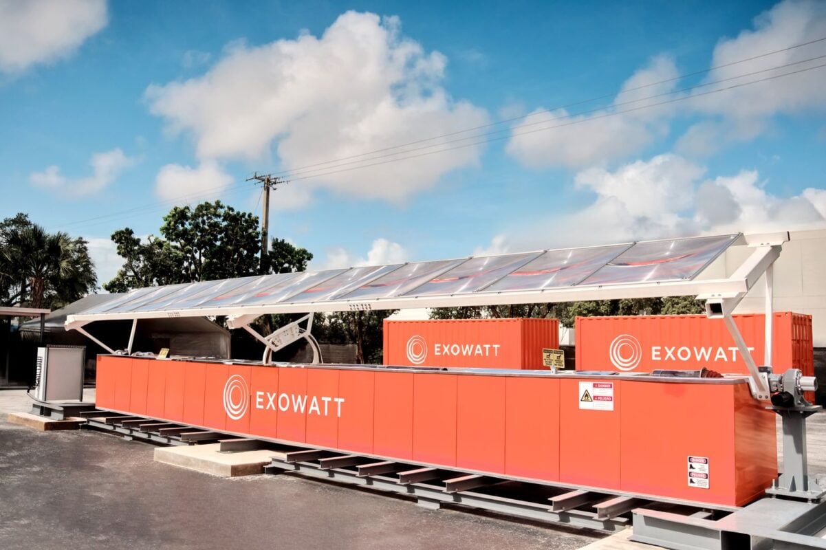 The technology from Exowatt, one of the two companies. Image: Exowatt